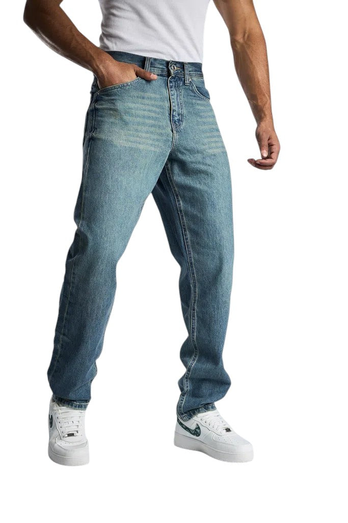 RELAXED FIT OLIVE WASHED