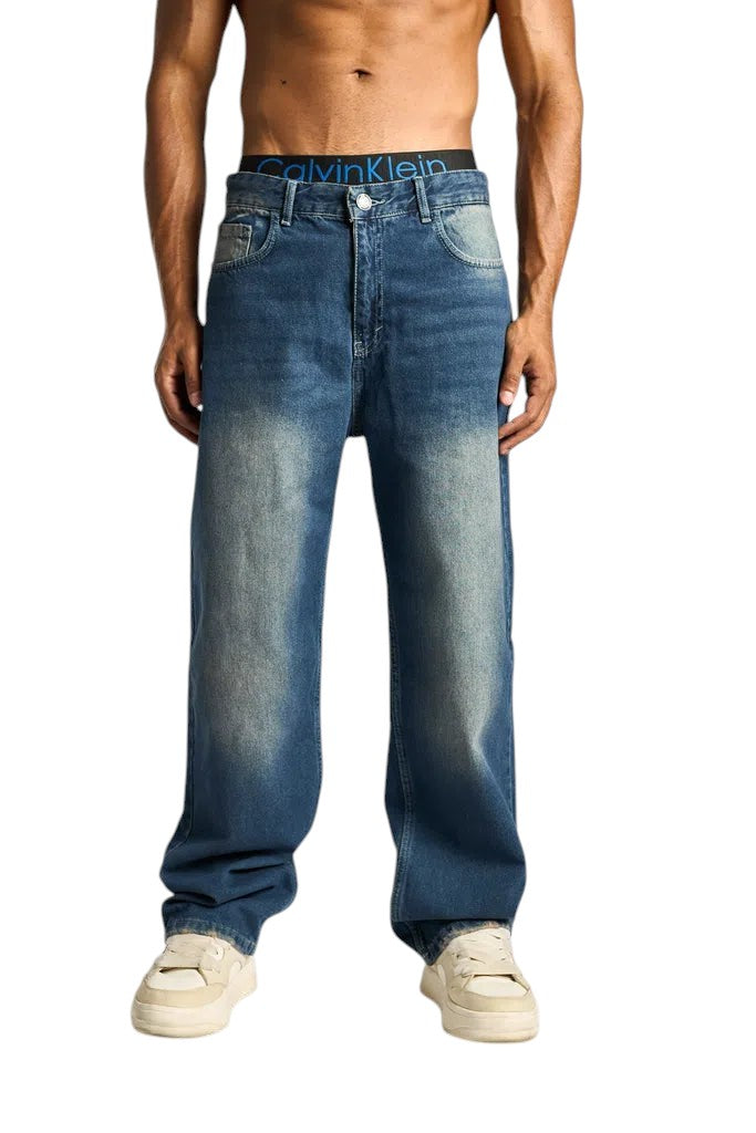 BAGGY FIT DIRTY BLUE