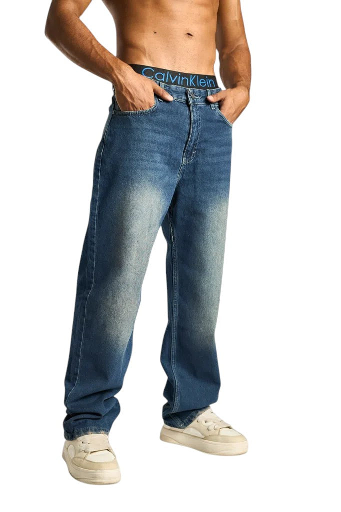 BAGGY FIT DIRTY BLUE