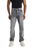 RELAXED FIT LIGHT GRAY WITH STONE EFFECT