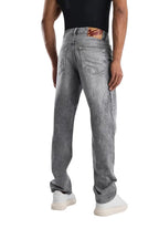 RELAXED FIT LIGHT GRAY WITH STONE EFFECT
