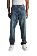 RELAXED FIT BLUE TINT GREEN WASHED