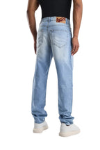 RELAXED FIT LIGHT BLUE RIPPED