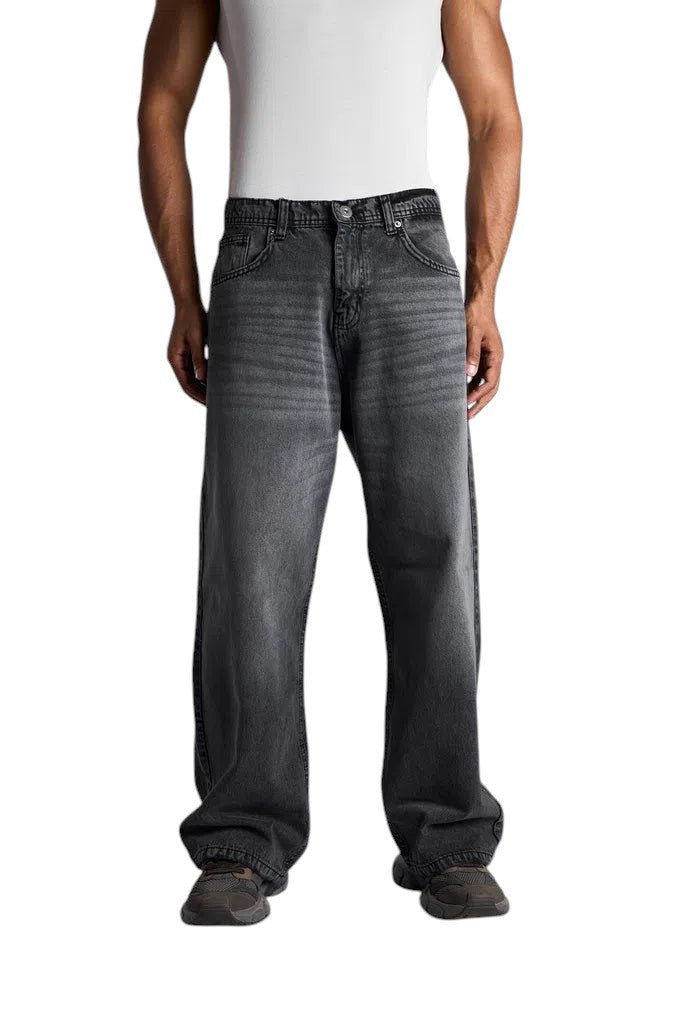 SUPER BAGGY DARK GRAY WASHED