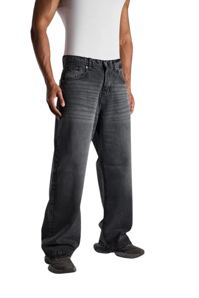 SUPER BAGGY DARK GRAY WASHED