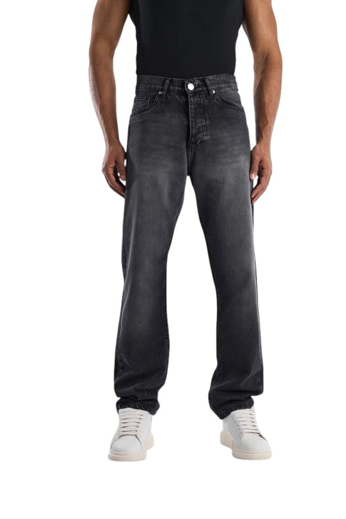 RELAXED FIT BLACK WASHED
