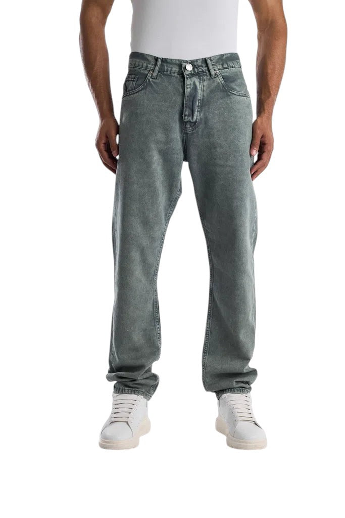 RELAXED FIT GREEN WASHED
