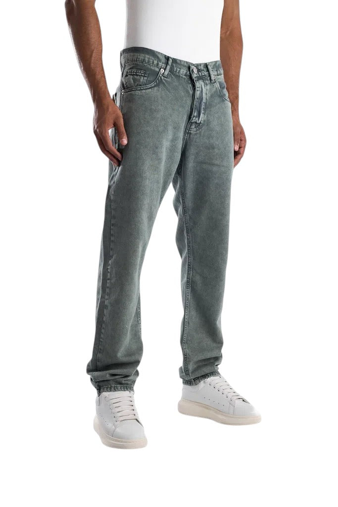 RELAXED FIT GREEN WASHED