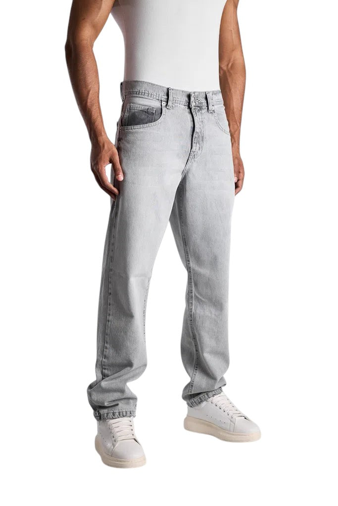RELAXED FIT LIGHT GRAY