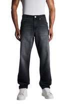 relaxed fit gray faded