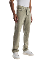 RELAXED FIT OLIVE GREEN WASHED