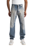 RELAXED FIT BLUE GRAY WASHED