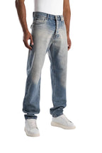 RELAXED FIT BLUE GRAY WASHED