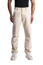 leopard PRINT Carpenter PANTS BEIGE