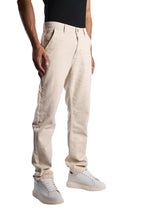 leopard PRINT Carpenter PANTS BEIGE