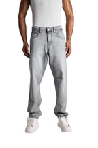 RELAXED FIT LIGHT GRAY WASHED