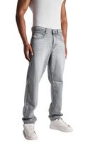 RELAXED FIT LIGHT GRAY WASHED
