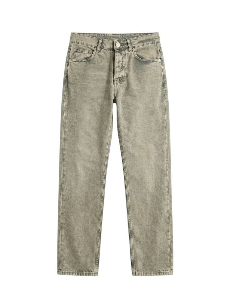 RELAXED FIT OLIVE GREEN WASHED