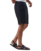 linen SHORT set BLACK